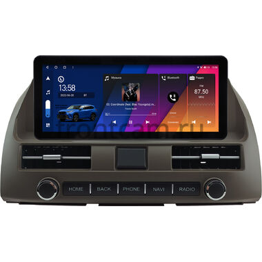 Toyota Camry XV30 2001-2006 (бежевая, без часов) 10.25 дюйма Canbox H-Line 8811-0948 на Android 14 (4G-SIM, 6/128, DSP, QLed) Audi Style