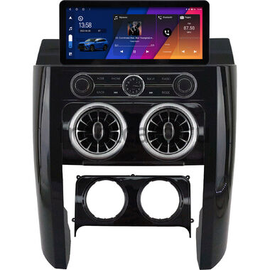 Land Rover Discovery 3 2004-2009 (черная, глянцевая) 10.25 дюйма Canbox H-Line 7820-0969 на Android 10 (4G-SIM, 6/128, DSP, QLed) Audi Style