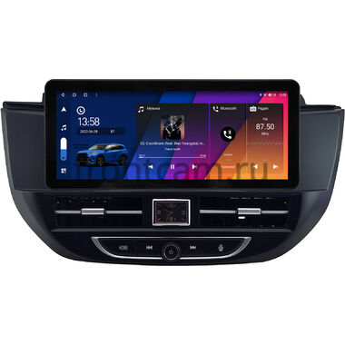 Hyundai Tucson 3 2015-2018 (черная, левый руль) 10.25 дюйма Canbox M-Line 7715-0970 на Android 10 (4G-SIM, 4/64, DSP, QLed) Audi Style
