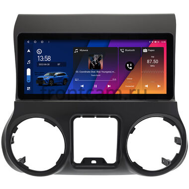 Jeep Wrangler 3 (JK) 2011-2014 10.25 дюйма Canbox PRO-Line 4314-1294 на Android 13 (4G-SIM, 8/256, DSP, QLed) Audi Style
