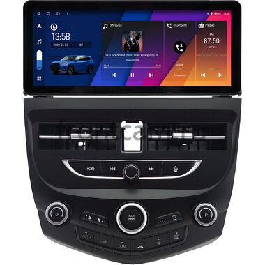 Honda Accord 7 2002-2008 10.25 дюйма Canbox M-Line 7715-1415 на Android 10 (4G-SIM, 4/64, DSP, QLed) Audi Style