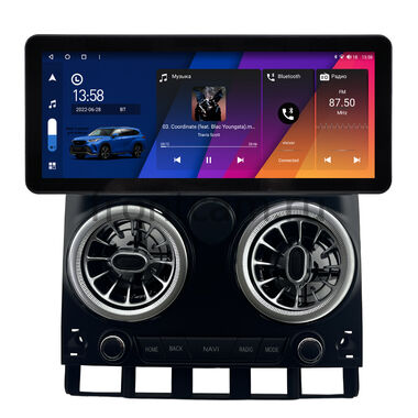 Volkswagen Touareg 2002-2010 (матовая) 10.25 дюйма Canbox H-Line 8811-1641 на Android 14 (4G-SIM, 6/128, DSP, QLed) Audi Style