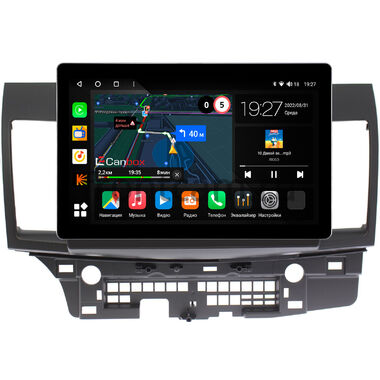 Mitsubishi Lancer 10 2007-2017 (для авто без Rockford) Canbox M-Line 2K 4130-1021 11.5 дюймов на Android 10 (4G-SIM, 2/32, DSP, QLed)