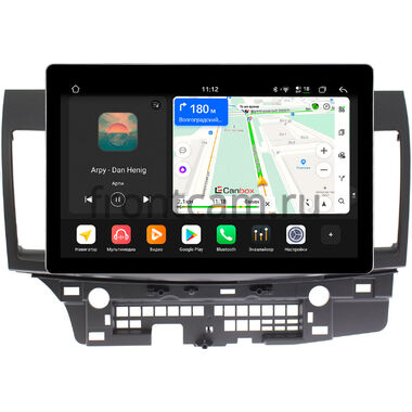 Mitsubishi Lancer 10 2007-2017 (для авто с Rockford) Canbox H-Line 2K 5127-1047 13 дюймов на Android 14 (4G-SIM, 8/128, DSP, QLed)