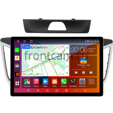 Hyundai Creta 2016-2021 Canbox H-Line 2K 4126-1028 13 дюймов на Android 10 (4G-SIM, 6/128, DSP, QLed)