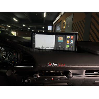 Mazda 3 (BP), CX-30 2019-2026 12.3 дюйма Canbox H-Line 7860-0024 на Android 10 (4G-SIM, 4/32, DSP, QLed) Mercedes Style