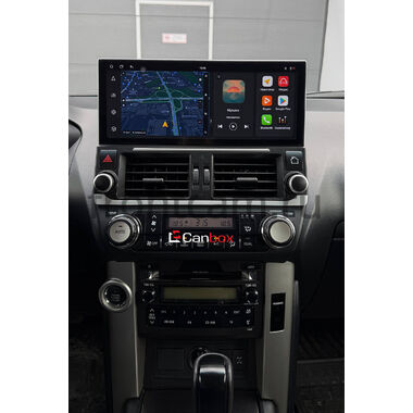 Toyota Land Cruiser Prado 150 2009-2013 (для авто без монитора, Тип 2) 12.3 дюйма Canbox GTR1233-0294 на Android 10 (CarPlay, 4/64, DSP, QLed) BMW Style