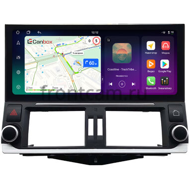 Toyota Land Cruiser Prado 150 2009-2013 (для авто без монитора, Тип 2) 12.3 дюйма Canbox PRO-Line 4318-0294 на Android 13 (4G-SIM, 12/256, DSP, QLed) Lexus Style