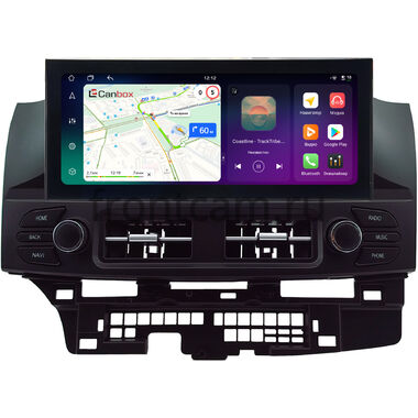 Mitsubishi Lancer 10 2007-2017 12.3 дюйма Canbox PRO-Line 4318-0525 на Android 13 (4G-SIM, 12/256, DSP, QLed) Lexus Style