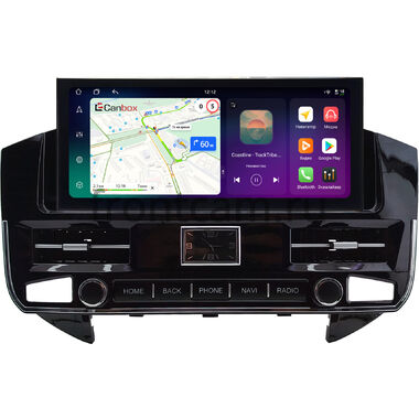 Mitsubishi Pajero 4 2006-2024 12.3 дюйма Canbox H-Line 4411-0589 на Android 14 (4G-SIM, 6/128, DSP, QLed) Lexus Style