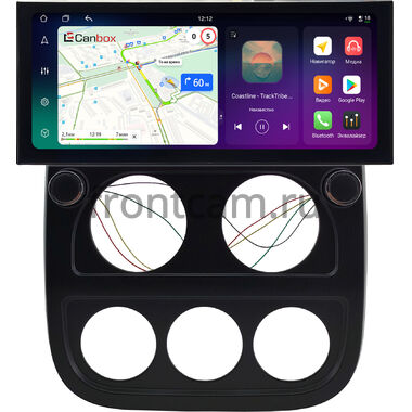 Jeep Liberty (Patriot), Compass 2010-2016 12.3 дюйма Canbox H-Line 4411-0593 на Android 14 (4G-SIM, 6/128, DSP, QLed) Lexus Style