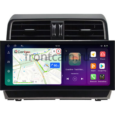 Toyota Land Cruiser Prado 150 2017-2024 12.3 дюйма Canbox H-Line 4411-0636 на Android 14 (4G-SIM, 6/128, DSP, QLed) Lexus Style