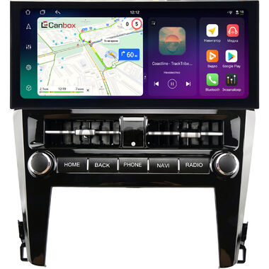 Toyota Camry XV55 2014-2018 12.3 дюйма Canbox H-Line 4320-1371 на Android 10 (4G-SIM, 4/64, DSP, QLed) Lexus Style