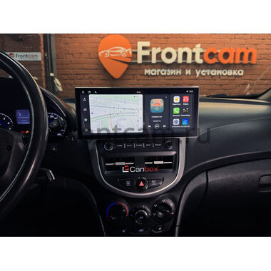 Hyundai Solaris, Accent 4 2010-2019 10.25 дюйма Canbox M-Line 7715-0781 на Android 10 (4G-SIM, 4/64, DSP, QLed) Audi Style