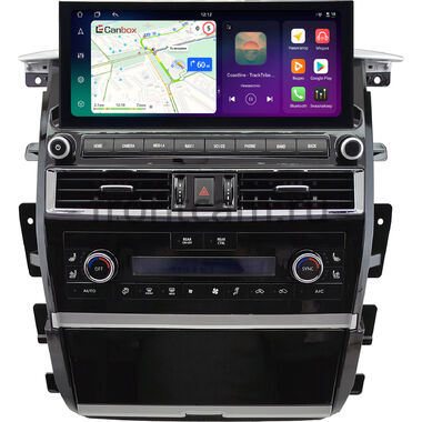 Nissan Patrol (Y62) 2010-2024, Armada 2 2016-2020 (для любой комплектации) 12.3 дюйма Canbox H-Line 4410-0885 на Android 14 (4G-SIM, 4/64, DSP, QLed) Lexus Style