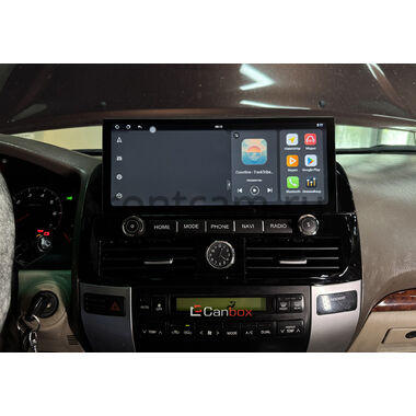 Lexus GX 470 2002-2009 (для авто с оригинальным цветным экраном, Тип 2, can BSJ) 12.3 дюйма Canbox H-Line 7813-0935 на Android 10 (4G-SIM, 4/32, DSP, QLed) BMW Style
