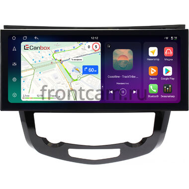 Nissan Qashqai 2, X-Trail (T32) 2013-2022 (авто с климат-контролем) 12.3 дюйма Canbox PRO-Line 4318-1009/1010 на Android 13 (4G-SIM, 12/256, DSP, QLed) Lexus Style