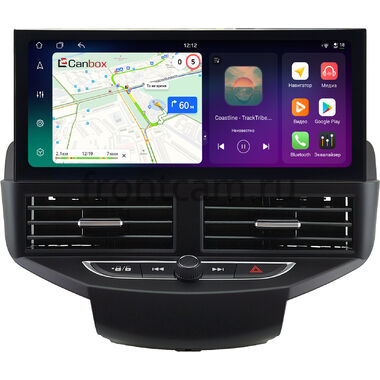 Ford Fiesta (Mk6) 2008-2019 (черная) 12.3 дюйма Canbox H-Line 4412-1539 на Android 14 (4G-SIM, 8/128, DSP, QLed) Lexus Style