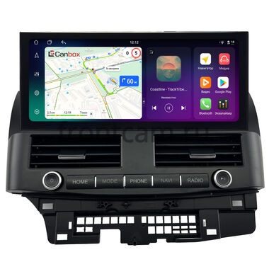 Mitsubishi Lancer 10 2007-2017 12.3 дюйма Canbox H-Line 4411-1663 на Android 14 (4G-SIM, 6/128, DSP, QLed) Lexus Style