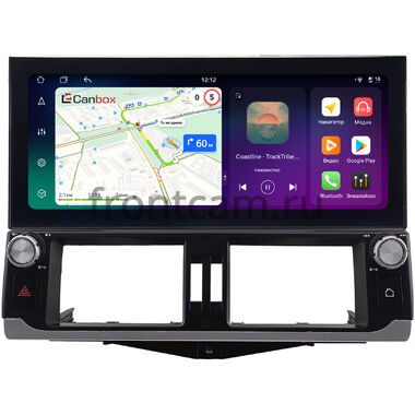 Toyota Land Cruiser Prado 150 2009-2013 (для авто без монитора, Тип 1) 12.3 дюйма Canbox PRO-Line 4315-2541 на Android 13 (4G-SIM, 4/64, DSP, QLed) Lexus Style
