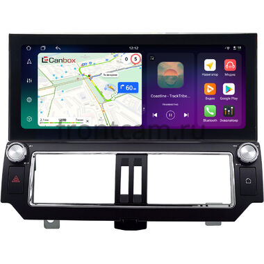 Toyota Land Cruiser Prado 150 2013-2017 (Тип 1) 12.3 дюйма Canbox PRO-Line 4318-3047 на Android 13 (4G-SIM, 12/256, DSP, QLed) Lexus Style