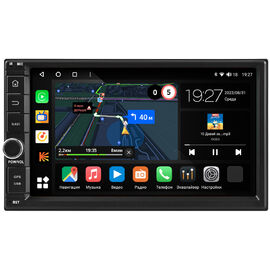 2 DIN 7 дюймов Canbox M-Line 5601 на Android 10 (4G-SIM, 2/32, DSP, IPS) С крутилкой