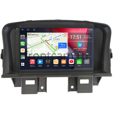 Chevrolet Cruze 2008-2012 (взамен верхнего экрана) Canbox L-Line 4476-RP-098-472 на Android 10 (4G-SIM, 3/32, TS18, DSP, QLed)