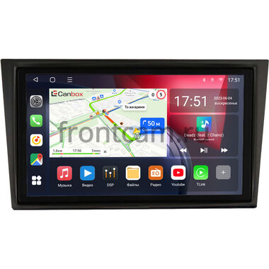 Opel Astra H 2004-2014, Astra GTC H 2004-2011 (черная, с ребром) Canbox L-Line 4475-RP-11-028-213 на Android 10 (4G-SIM, 6/128, TS18, DSP, QLed)