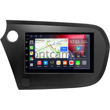 Honda Insight II 2009-2014 (левый руль) Canbox L-Line 4476-RP-11-222-301 на Android 10 (4G-SIM, 3/32, TS18, DSP, QLed)