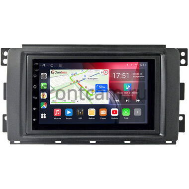 Smart Forfour 2004-2006, Fortwo 2 2007-2011 Canbox L-Line 4476-RP-11-260-198 на Android 10 (4G-SIM, 3/32, TS18, DSP, QLed)