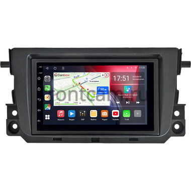 Smart Fortwo 2 2011-2015 Canbox L-Line 4476-RP-11-358-405 на Android 10 (4G-SIM, 3/32, TS18, DSP, QLed)
