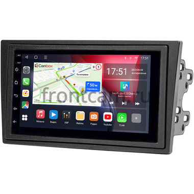 Opel Agila (A) 2000-2007 (черная, без ребра) Canbox L-Line 4475-RP-11-791-383 на Android 10 (4G-SIM, 6/128, TS18, DSP, QLed)