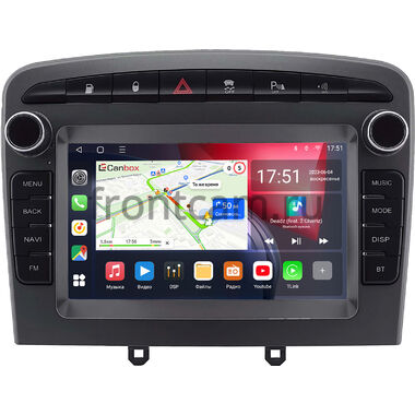 Peugeot 308, 408, RCZ 2007-2022 (серая, Тип 2) Canbox L-Line 4476-RP-2153-506 на Android 10 (4G-SIM, 3/32, TS18, DSP, QLed)