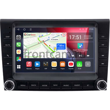Porsche Cayman (987), 911 (997), Boxster (987) 2004-2012 (черная) Canbox L-Line 4476-RP-2165-511 на Android 10 (4G-SIM, 3/32, TS18, DSP, QLed)