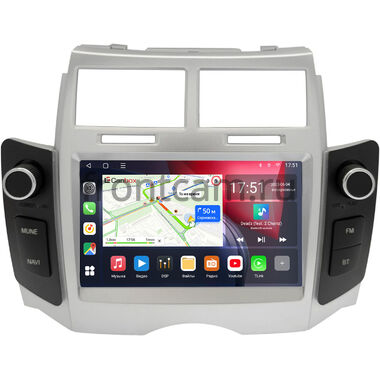 Toyota Vitz 2 (XP90), Yaris 2 2005-2012 Canbox L-Line 4476-RP-3564-474 на Android 10 (4G-SIM, 3/32, TS18, DSP, QLed)