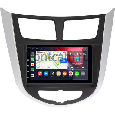 Hyundai Solaris, Accent 4 2010-2019 Canbox L-Line 4476-RP-HDSL-19 на Android 10 (4G-SIM, 3/32, TS18, DSP, QLed)