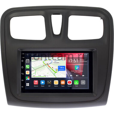 Renault Logan 2, Sandero 2 (Stepway) 2012-2022 Canbox L-Line 4476-RP-RLSS-154 на Android 10 (4G-SIM, 3/32, TS18, DSP, QLed)