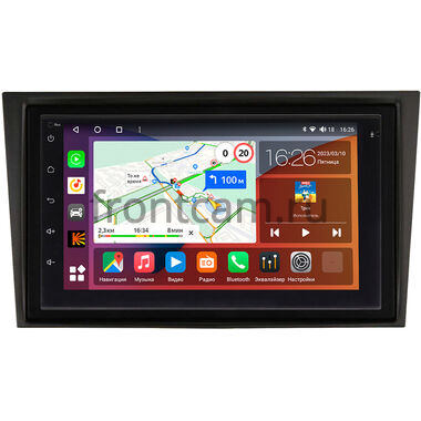 Opel Astra H 2004-2014, Astra GTC H 2004-2011 (черная, с ребром) Canbox H-Line 4479-RP-11-028-213 на Android 10 (4G-SIM, 8/128, DSP, QLed)
