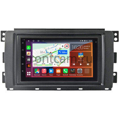 Smart Forfour 2004-2006, Fortwo 2 2007-2011 Canbox H-Line 4477-RP-11-260-198 на Android 10 (4G-SIM, 4/32, DSP, QLed)