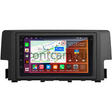 Honda Civic 10 2015-2021 Canbox H-Line 4477-RP-11-650-272 на Android 10 (4G-SIM, 4/32, DSP, QLed)