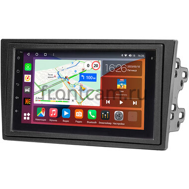 Opel Agila (A) 2000-2007 (черная, без ребра) Canbox H-Line 4478-RP-11-791-383 на Android 10 (4G-SIM, 6/128, DSP, QLed)
