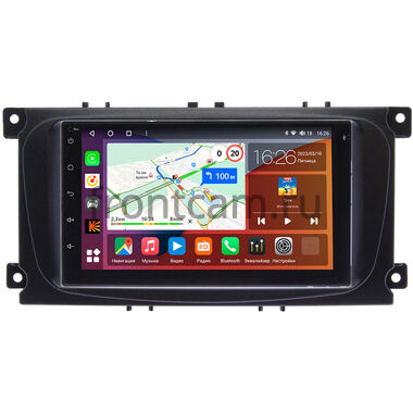 Ford Focus 2, C-MAX, Mondeo 4, S-MAX, Galaxy 2, Tourneo Connect 2006-2015 Canbox H-Line 4477-RP-FRCM-162 на Android 10 (4G-SIM, 4/32, DSP, QLed)