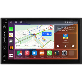 2 DIN 7 дюймов Canbox H-Line 5512 на Android 10 (4G-SIM, 4/32, DSP, IPS)