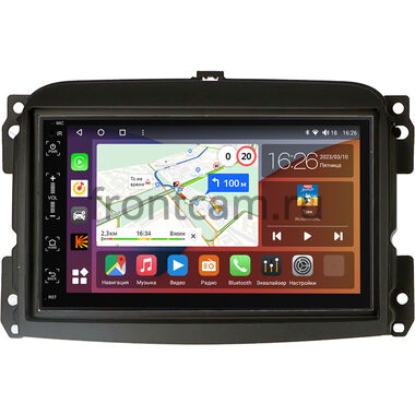Fiat 500 2 2015-2022 Canbox H-Line 5513-RP-0872-522 на Android 10 (4G-SIM, 4/64, DSP, IPS) (173х98)