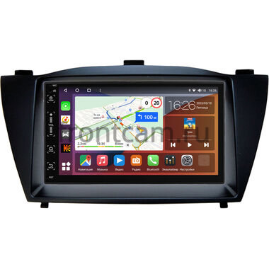 Hyundai ix35, Tucson II 2011-2015 Canbox H-Line 6515-RP-HDI35-32 на Android 14 (4G-SIM, 8/128, DSP, IPS)