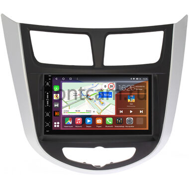 Hyundai Solaris, Accent 4 2010-2019 Canbox H-Line 5514-RP-HDSL-19 на Android 10 (4G-SIM, 6/128, DSP, IPS)