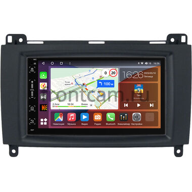 Mercedes A-klasse (W169), B-klasse (W245), Vito 2 (W639), Vito 3 (W447), Viano (W639) 2006-2018 Canbox H-Line 6515-RP-MRB-57 на Android 14 (4G-SIM, 8/128, DSP, IPS)