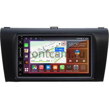 Mazda 3 (BK), Axela 2003-2009 (черная, глядкая) Canbox H-Line 5513-RP-MZ3D-116 на Android 10 (4G-SIM, 4/64, DSP, IPS)