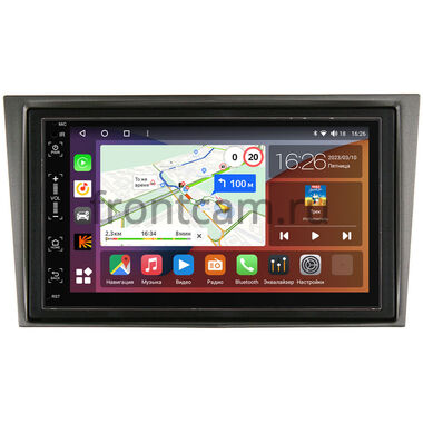 Opel Astra H 2004-2014, Astra GTC H 2004-2011 (серая, с ребром) Canbox H-Line 6513-RP-OPVTD-212 на Android 14 (4G-SIM, 4/64, DSP, IPS)