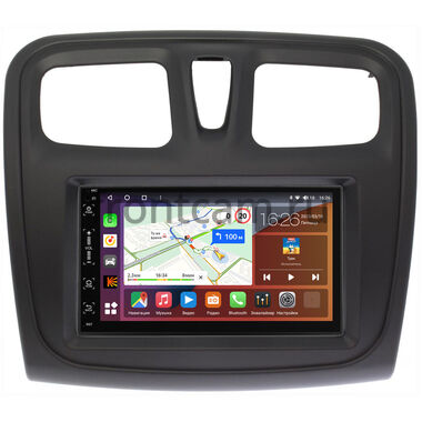 Renault Logan 2, Sandero 2 (Stepway) 2012-2022 Canbox H-Line 6514-RP-RLSS-154 на Android 14 (4G-SIM, 6/128, DSP, IPS)